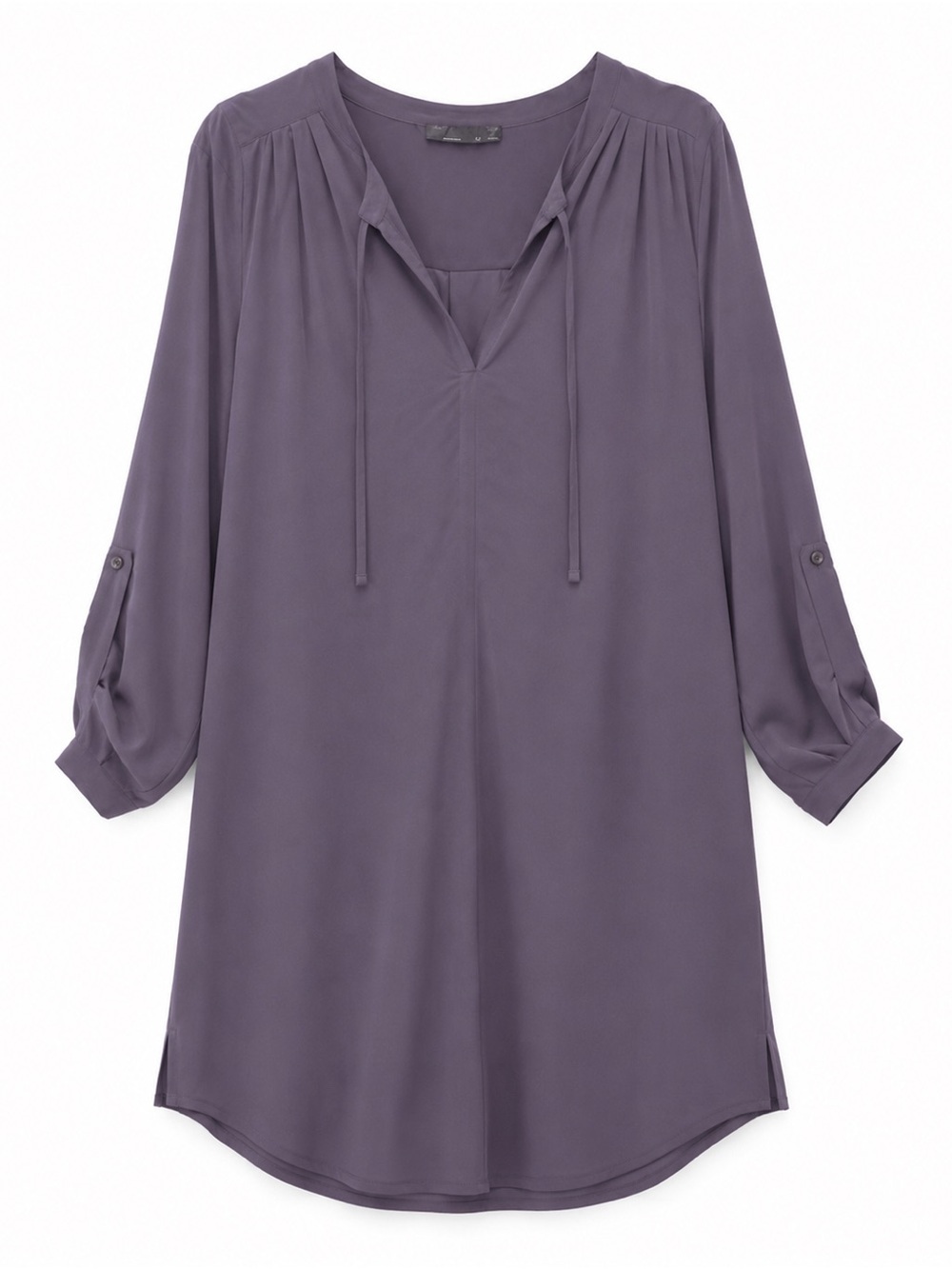Prana dark grey Long-Sleeve Tunic Dress with pockets